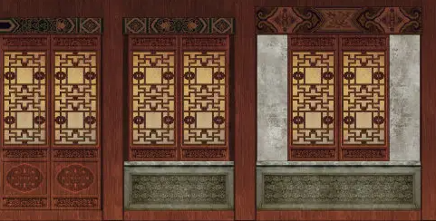 青海隔扇槛窗的基本构造和饰件